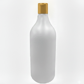 5 Frasco Plástico De 1000ml Pead Vazio Com Tampa Disk Top